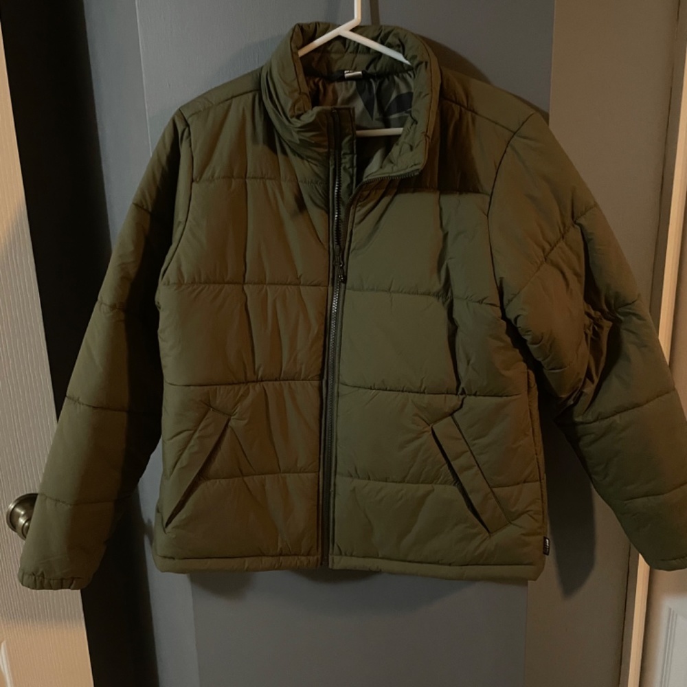 REI womens large puffer jacket